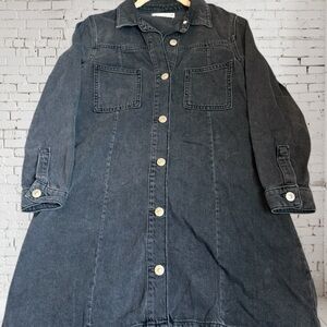 Zara Kids Denim Dress - Black